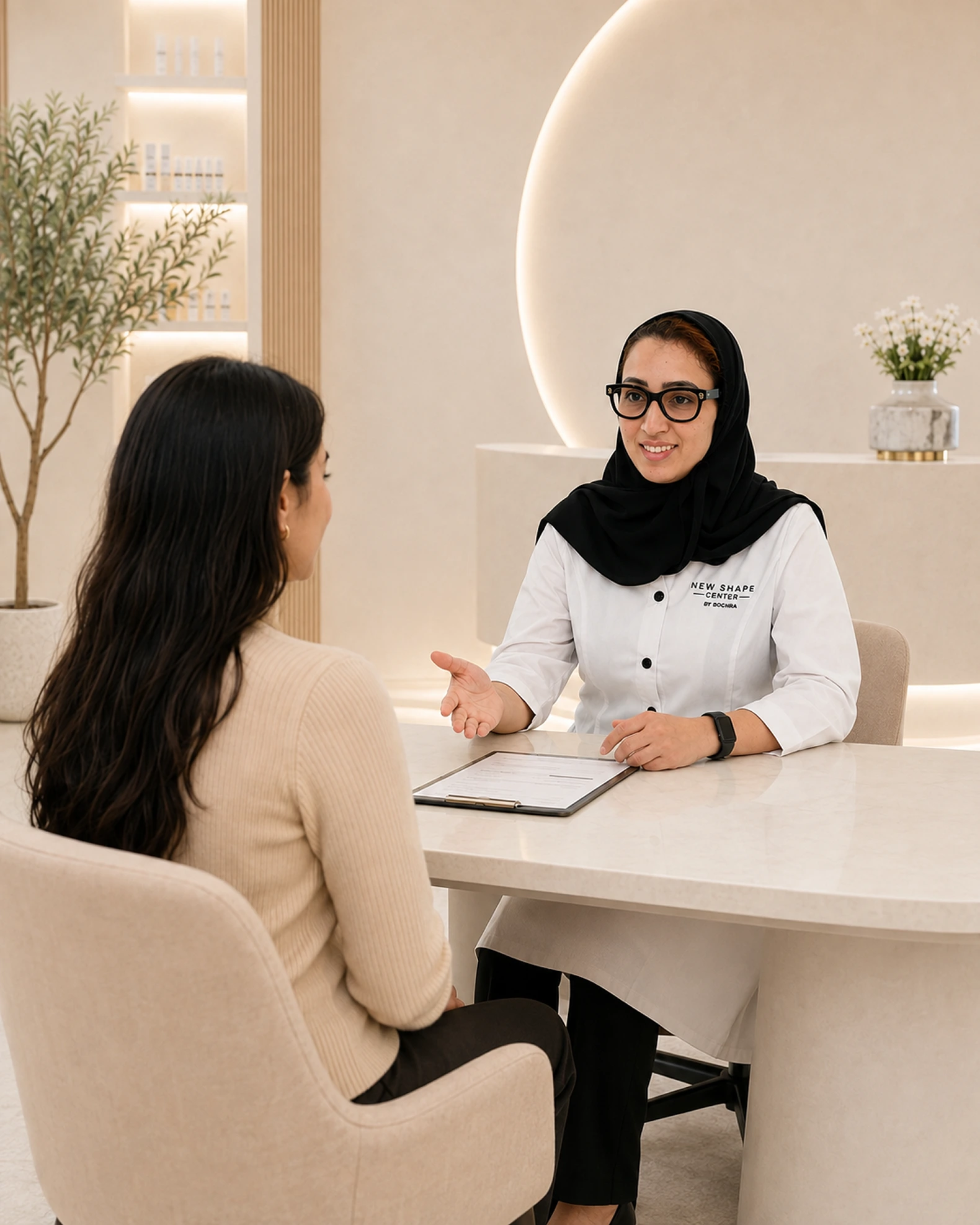 Bouchra Badih of New Shape by Bouchra in Qatar